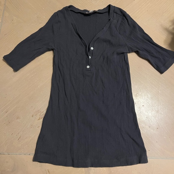 LOFT Dresses & Skirts - LOFT Charcoal Long Sleeve Dress